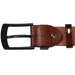 Cinturón de Cuero Vacuno para Hombre, Estilo Moderno, con Hebilla de Cobre, Alta Calidad, Garantía de Durabilidad y Comodidad para Uso Casual - Product Image 4