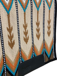 Couverture de selle de cheval western faite à la main en laine de Nouvelle-Zélande pour l'équitation à la ferme, l'équitation de cowboy, les concours d'obstacles et l'équitation. - Product Image 2