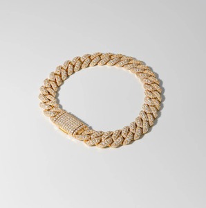Pulsera de Diamantes Naturales Certificados con Diseño Único, Joyería Fina de Oro para Bodas, Compromisos y Moda de Lujo en Venta - Product Image 2