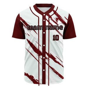High Quality Baseball Wear Sports Uniform Blank Baseball Jersey Wholesale Sublimated Men Youth Softball Shirt Custom Team Kit - Product Image 6