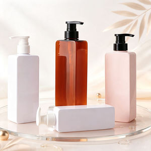 200ml/300ml/400ml/500ml Square PET Dispenser <b>Bottle</b> with <b>Pump</b> for Body Wash and Shampoo - Product Image 4