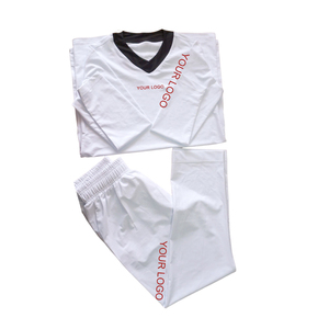 Uniforme de Taekwondo personnalisé pour adultes unisexes, ensemble de Dobok d'arts martiaux, 100% coton, tissu léger et respirant, séchage rapide, personnalisable - Product Image 4