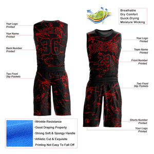 Uniforme de Baloncesto Profesional Personalizado a Bajo Precio, Uniforme de Equipo de Alta Calidad, Recién Llegado, Reversible - Product Image 2