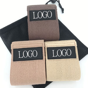 Bandas de resistencia de tela para ejercicios de yoga y gimnasio, mini, color rosa, precio de fábrica, bajo MOQ - Product Image 1