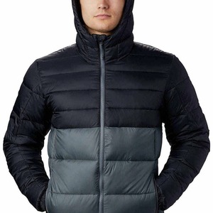Veste matelassée à capuche personnalisée OEM pour homme, légère, alternative au duvet, isolée, pour l'hiver, avec fermeture éclair intégrale, vêtement de sport - Product Image 6