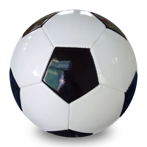 ลูกฟุตบอลแบบกำหนดเอง สีขาวแดง ดีไซน์แผ่นสี สำหรับฝึกซ้อมและแข่งขัน ทนทาน ผลิตจากวัสดุ PU ขนาดมาตรฐานระดับมืออาชีพ - Product Image 3