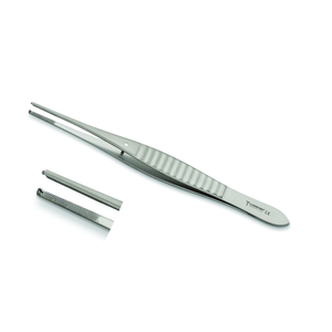 Pinzas de Disección Dentadas Gillies Premium de 15 cm, Pinzas para Cirugía Plástica Facial, Instrumentos Quirúrgicos de Acero Inoxidable Alemán - Product Image 1