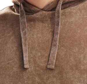 Sudadera con capucha para hombre, lavado ácido, 400 g/m², algodón, fabricante de ropa urbana - Product Image 3