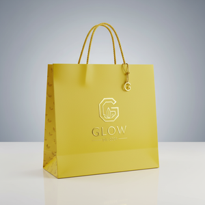 Luxury Handmade <b>Laminated</b> White <b>Paper</b> Custom Branded Shopping Bag for Gift Packaging Supermarket Fashion Boutique Cosmetics - Product Image 4