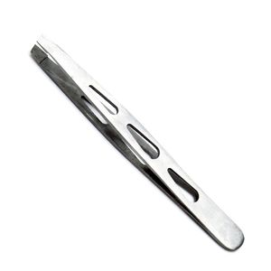 Juego de 7 Pinzas para Cejas Inclinadas de Acero Inoxidable con Logotipo Personalizado, Herramienta de Belleza Reutilizable y Ecológica para Depilación Manual - Product Image 5