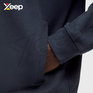 เสื้อฮู้ดดี้ผู้ชาย XEEP Custom Design รุ่นลำลองสำหรับฤดูหนาว มีกระเป๋าหน้า รุ่น XC-MH-21 ผ้าเจอร์ซีย์ พิมพ์ลายด้วยเทคนิค Heat-Transfer ระบายอากาศได้ดี แห้งเร็ว - Product Image 4