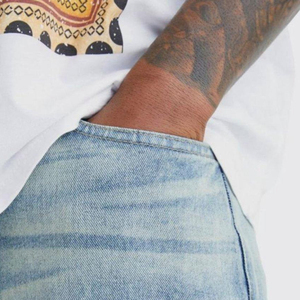 Pantalones Vaqueros de Mezclilla para Hombre, Estilo Holgado, Diseño de Diseñador, Nueva Tendencia, Logotipo Personalizado, Fabricante de Jeans OEM - Product Image 5