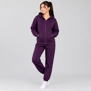 Fabricante de Conjuntos Deportivos de Dos Tonos para Mujer, Chaqueta y Pantalones Deportivos con Combinación de Colores Coordinados para Compradores Internacionales de Ropa - Product Image 4