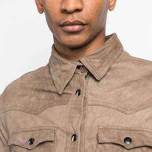 Chemise en cuir pour homme, design personnalisé 2026, 100% coton, légère, de qualité supérieure - Product Image 6