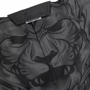 Black Gray Contrast Color Good Quality Pakistan Made New Arrival With Reasonable Price MMA Shorts For Men <b>BY</b> Teens INDUSTRIES - Product Image 6