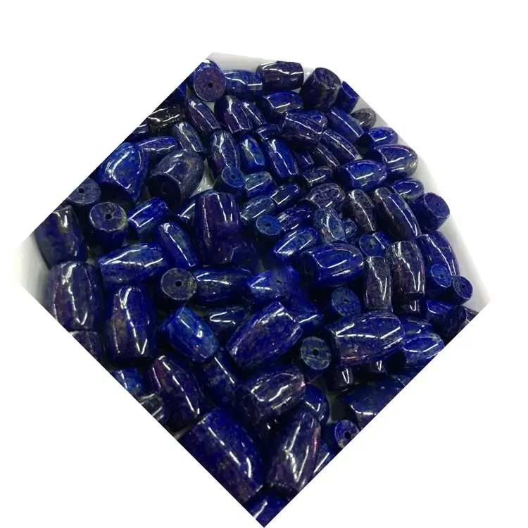 Lapis lazuli барабанного бусины/lapis lazuli шарики риса