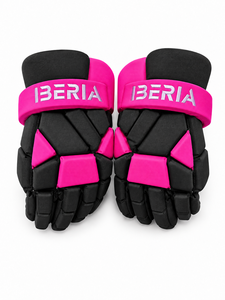 IBERIA Premium Wholesale Pink Lacrosse Gloves for Men | Padded Protective Lacrosse Gloves | Custom Team Gloves - Product Image 3