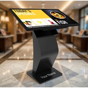OEM 32 Inch Android Digital Signage Display K-Style Kiosk Interactive Touch <b>Screen</b> Floor <b>Standing</b> Self-Service Presentation - Product Image 4