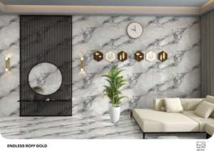 Azulejo de Porcelana Brillante Imperial Sheen 600x1200mm 60x120cm 24x48 Pulgadas Superficie Expansiva Premium para Arquitectura Contemporánea - Product Image 3