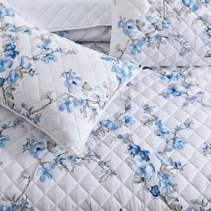 Ensemble de couvre-lit Ashley 3 pièces, motif losanges, mélange de coton T-150, literie pour toutes les saisons, usage domestique, style durable - Product Image 3