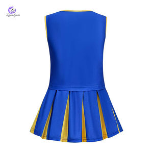 Uniforme de cheerleading de haute qualité pour femmes, pour les spectacles de danse, impression par sublimation de haute qualité, uniforme de cheerleading - Product Image 2