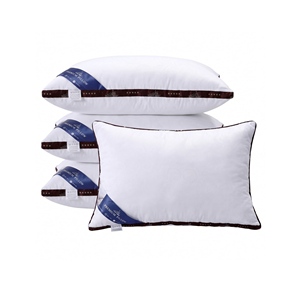 Prix d'usine Oreiller de soutien cervical personnalisé en microfibre, moelleux et doux, pour un confort optimal au lit, approvisionnement en gros, prêt à expédier, OEM/ODM - Product Image 1