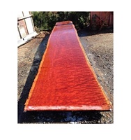 Rond de stockage en bois de cèdre durable et robuste, couleur brun rougeâtre, pour la décoration intérieure