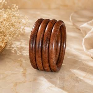 Wholesale TAQI CRAFT Striped Laser Printed Polished Wooden <b>Bracelet</b> Bangle Casual Party Jewelry Birthday Wedding Gift Girl Best - Product Image 1