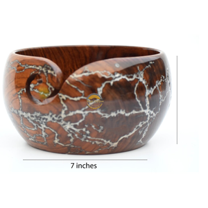 Cuenco de Hilo de Madera Estilo Antiguo, de Teca Pulida Jali, con Decoración Tallada Ovalada, Soporte para Regalos, Hogar, Cocina, Animal, de AYAANS - Product Image 5