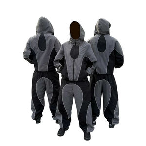 Conjunto de Chaqueta y Pantalón Deportivo de Nailon Personalizado para Hombre, Cortavientos, Transpirable, para Invierno, con Reflectante Frontal Personalizado - Product Image 3