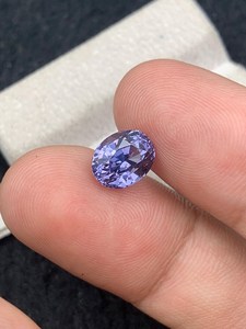Piedra Preciosa de Espinela Violeta con Cambio de Color Raro, Corte Ovalado, Alta Claridad, Piedra Suelta para Joyería, Anillo, Colgante, Cristal - Product Image 1
