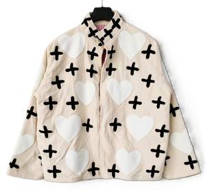 Chaqueta de Festival Estilo Safari, Hecha a Mano, Ecológica, de Terciopelo Sin Tejer, Bordada, Estilo Bohemio, Vintage, Étnica, con Diseño Floral - Product Image 3