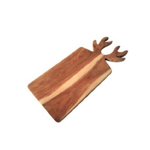 Planche à fromage en gros Nouveau design 2025 Planche à découper en bois d'acacia marbré de luxe populaire Forme de poisson personnalisable pour ustensiles de cuisine - Product Image 3