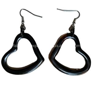 Pendiente de cuerno de vaca de búfalo real hecho a mano al por mayor, producto sólido, pendiente de cuerno pulido natural, producto de mujer Falak World Export - Product Image 4