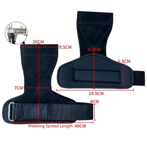 New Arrival Padded Power Grip <b>Pad</b> Gym Fitness Training Wear Non Slip Hand Protector Weightlifting Workout Gear Power Grips - Product Image 5