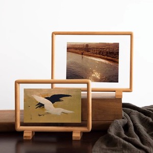 Wholesale Minimalist Wooden Photo <b>Frame</b> Rectangular Tabletop Vertical Natural Wood Durable - Product Image 5
