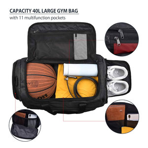 Customized Logo Sports Duffel <b>Bag</b> Water Resistant Durable Gym Duffle <b>Bag</b> with Multi-Pockets for Gym, Travel and Daily Use - Product Image 4