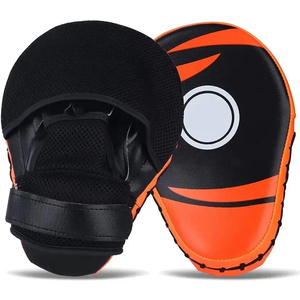 Guantes de Boxeo de Cuero Genuino, Almohadillas de Enfoque Ligeras y Ajustables, Equipo de Entrenamiento con Muñequera Curva, Tamaños Personalizados 2026 - Product Image 6
