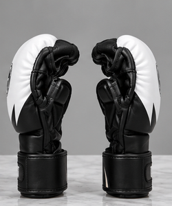 Gants de MMA Premium en Cuir PU, Gants d'Entraînement Rembourrés avec Protection des Jointures, Soutien Poignet Ajustable en Velcro, Respirants - Product Image 6