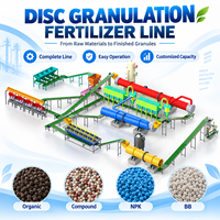 Ligne de production d'engrais granulés pour la fabrication de granulés NPK organiques composés