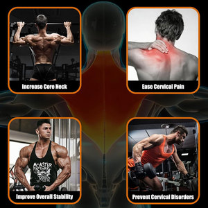 Arnés de Cuello Ajustable de Nailon con Anillas Metálicas y Mosquetones para Entrenamiento de Boxeo, Equipo de Protección Unisex para Adultos - Product Image 4