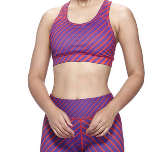 Ensemble de yoga 2 pièces personnalisé OEM pour femme, grande taille, couleur unie, respirant, séchage rapide, écologique, taille mi-haute, soutien-gorge de sport et leggings en Spandex/Nylon - Product Image 5