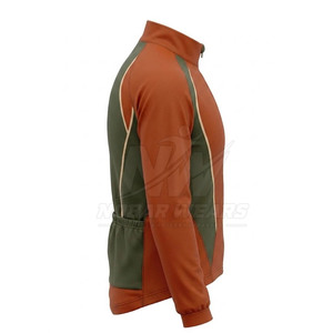 Lightweight <b>Cycling</b> Outerwear With Full Front Zipper Breathable Panels Wind Protection <b>Reflective</b> Trim And Comfortable Athletic - Product Image 4