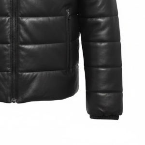 แจ็คเก็ตหนังคุณภาพสูงสั่งทำพิเศษสำหรับผู้ชาย แฟชั่นล่าสุดปี 2026 แจ็คเก็ตหนังผู้ชายแขนยาว - Product Image 6