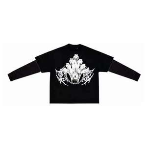 T-shirts décontractés surdimensionnés pour hommes, en coton doux et léger, coupe confortable et décontractée, streetwear quotidien, confortable, vente en gros OEM - Product Image 5