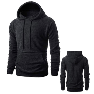 Sweat à capuche pour homme, style streetwear moderne, doux et chaud, 100% coton molletonné, coupe ample, mode décontractée contemporaine, OEM - Product Image 4