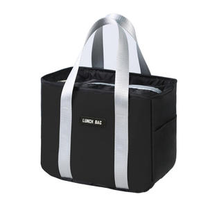Multi Functional <b>Insulated</b> Food Bag with Durable Zipper and Reinforced Webbing Handles Lightweight Portable Carrier <b>lunch</b> bag - Product Image 6