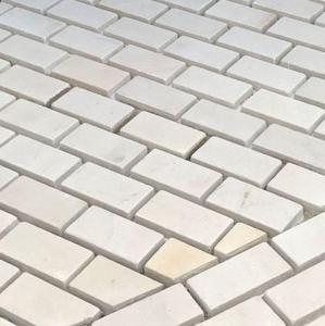 Adoquines de Arenisca Blanca Menta - Diseño Moderno para Aplicaciones en Villas - Product Image 1