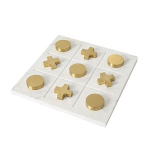 Wholesale Price <b>Marble</b> Puzzle Entertainment <b>Set</b> Handmade Stone Decor Board for Modern <b>Coffee</b> <b>Table</b> Interior Styling Premium - Product Image 1