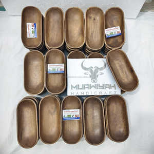 Producto Superior 100% Natural de Alta Calidad, Portavelas y Cuenco de Madera Redondos para Decoración de Diwali y Navidad, Diseño Más Reciente - Product Image 4